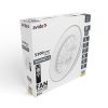 Avide Mennyezeti lámpa ventilátorral Whitney ezüst, 2x24W+15W motor, távirányítóval