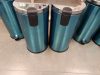 ENYHÉN SÉRÜLT Rozsdamentes acél pedálos szemetes, kivehető műanyag vödörrel, 40L, fényes