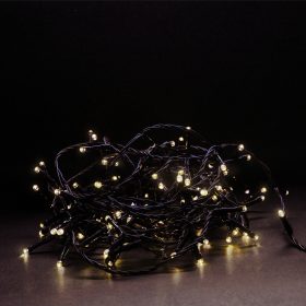   Entac Karácsonyi IP44 240 LED Sorolható Füzér WW 24m szett adapterrel