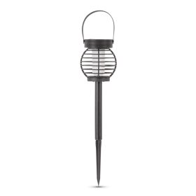   Entac Multifunkcionális Kerti Szolár Lámpa Láng Effekttel, átmérő 10cm, 12db WW SMD LED, 12db/kínáló