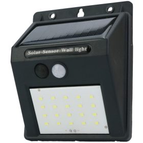 Entac Napelemes Műanyag Lámpa 1.2W SMD 3 mód PIR
