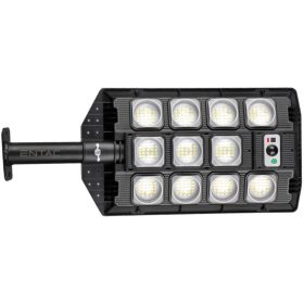   Entac LED Szolár Utcai Lámpa Távirányítóval, Mozgásérzékelővvel Autamata Dimm funkcióval, 1000lm
