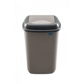 Plafor Quatro rugós  billenőfedeles szemetes 12L Mocca