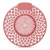 Piszoár bio enzimes illatosító rács Spiral, bogyós-gyümölcs (narancs-piros) 