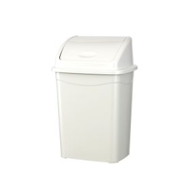   Planet Billenőfedeles szemetes kuka, műanyag, luxury, fehér, 4 L