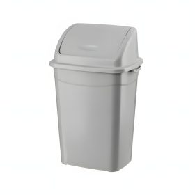   Planet Billenőfedeles szemetes kuka, műanyag, szürke eco, 16 L