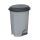 Planet Pedálos szemetes kuka, műanyag, ECO antracit, kivehető kosárral, 22L
