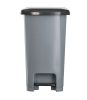 Planet Pedálos szemetes kuka SLIM, műanyag, ECO antracit, 25L