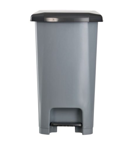 Planet Pedálos szemetes kuka SLIM, műanyag, ECO antracit, 40L